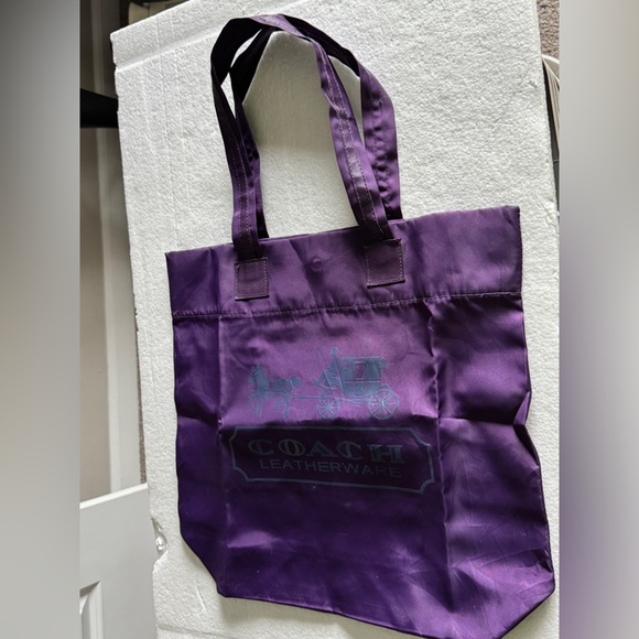 Coach Nylon X Leather Tote Bag - Picture 3 of 11